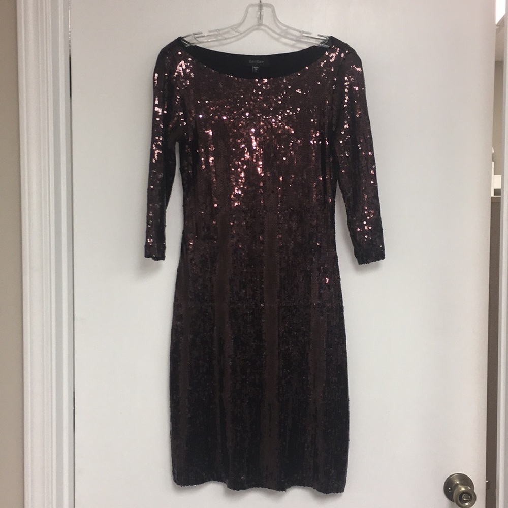 Karen Kane Stretch Sequin Dress -S